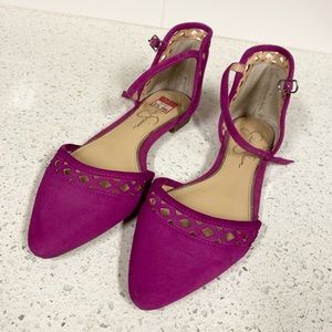Jessica Simpson Magenta Flats